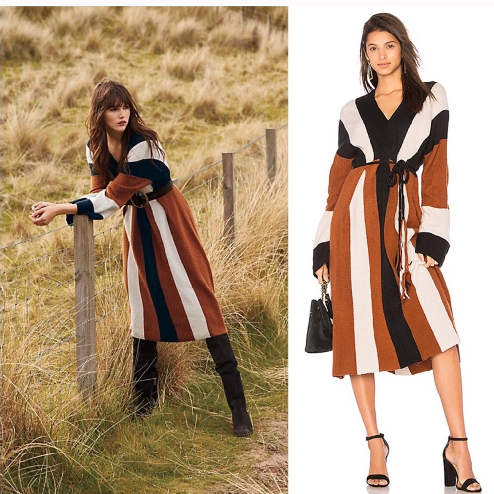 Free People Wanderlust Sweater Midi Dress - NWT!